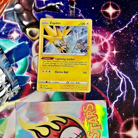 zapdos pokemon go card Amazon.com: Articuno Moltres Zapdos - Pokemon Go - Foil - Legendary Card  Lot